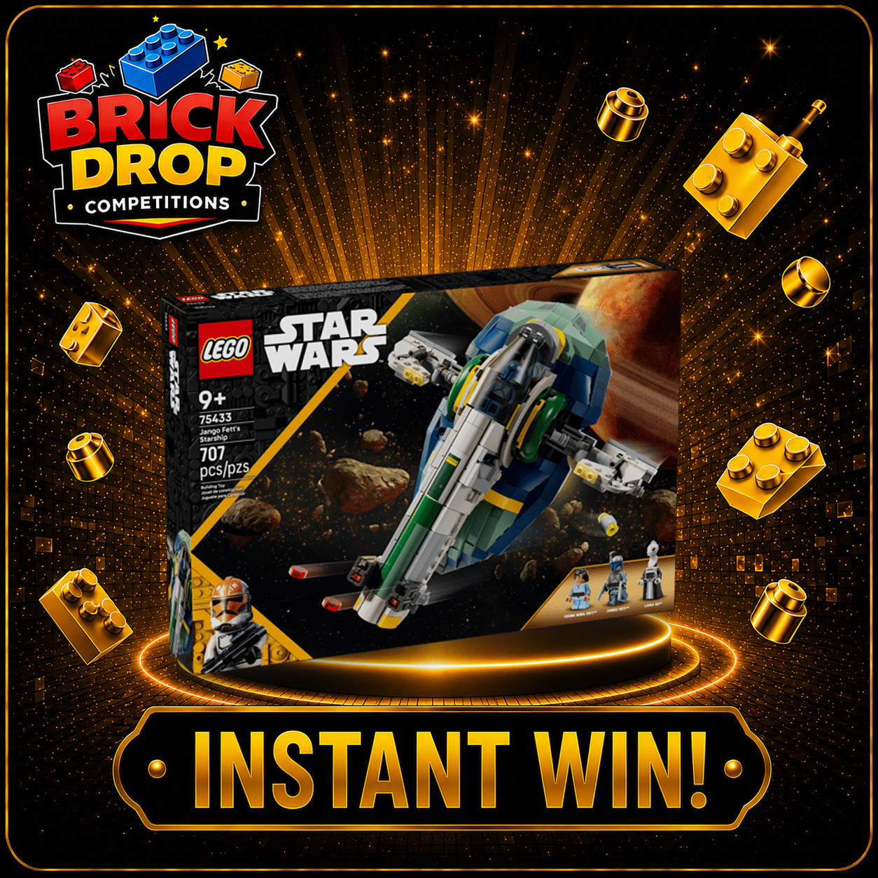 Jango Fetts Starship - 75433