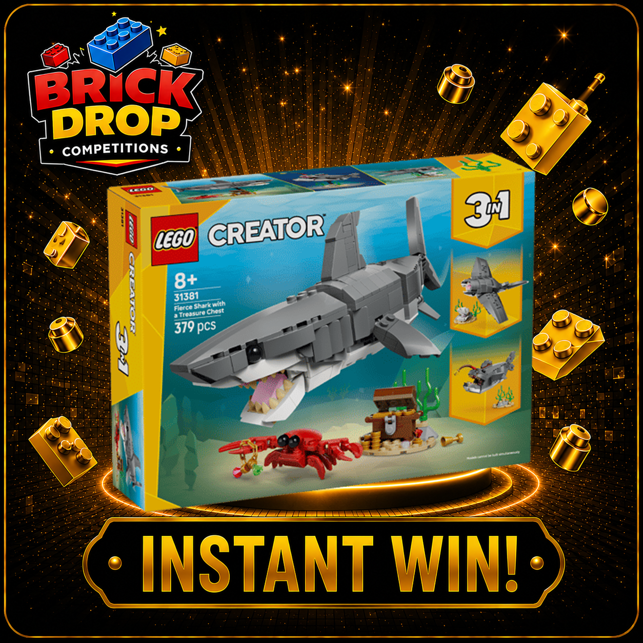 Creator 3 in 1 Shark - 31381