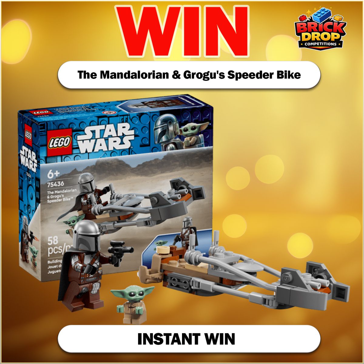 The Mandalorian & Grogu's Speeder Bike - 75436