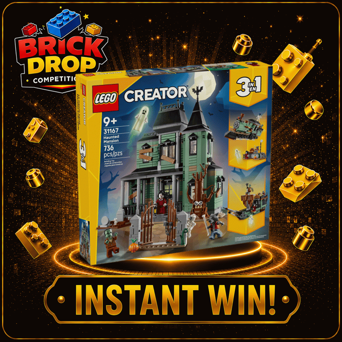 3-in-1 Haunted Mansion (31167)