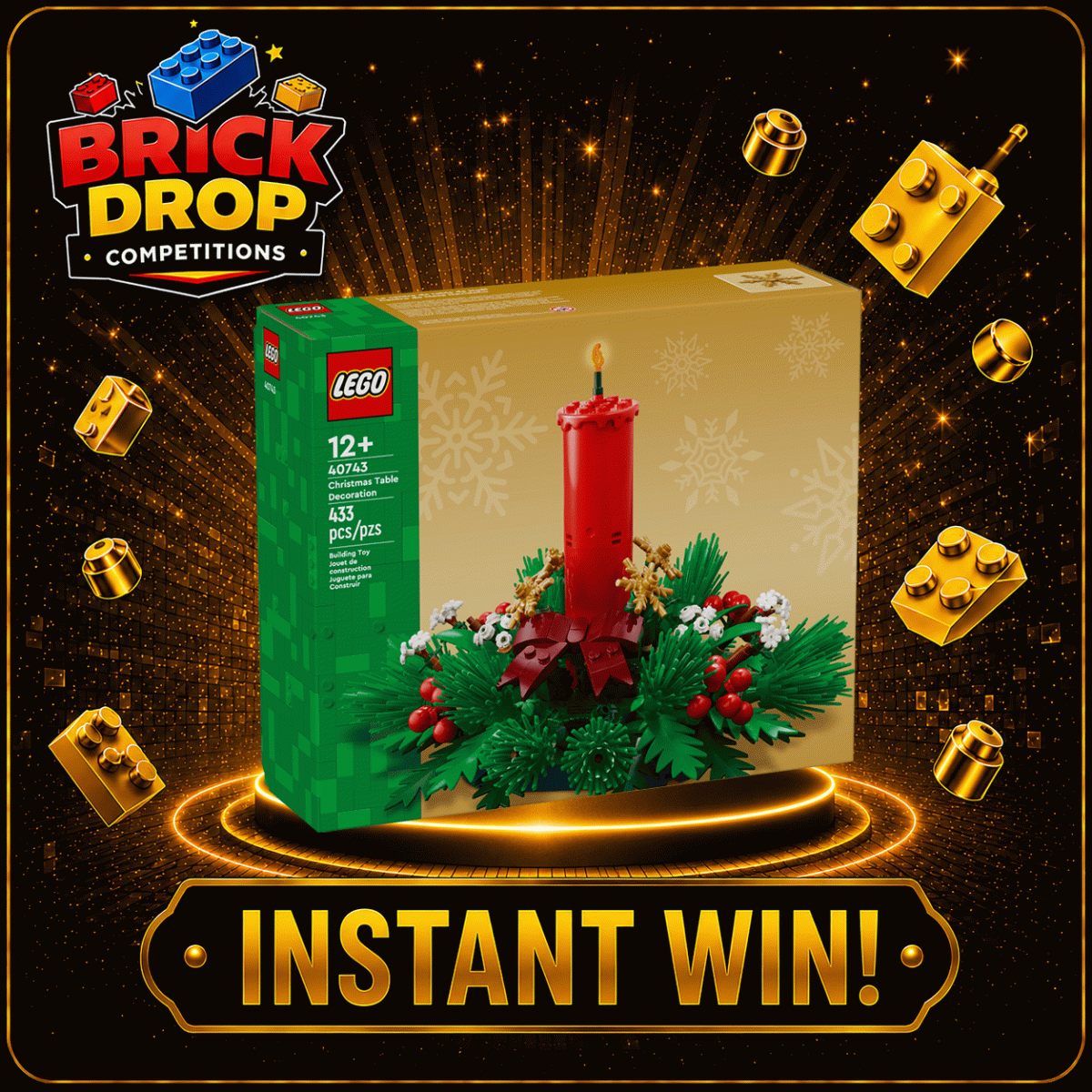 Christmas Table Centerpiece - 40743