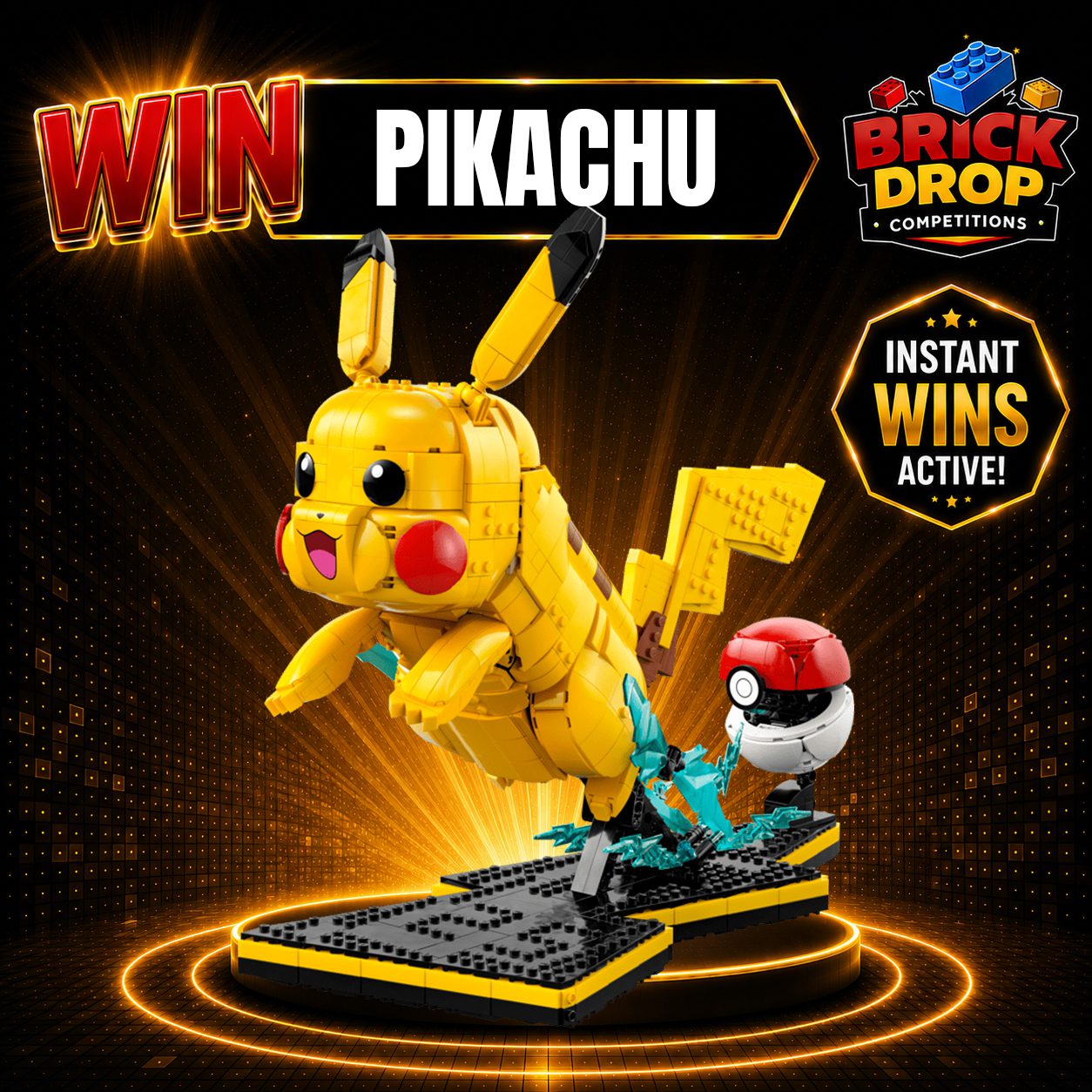 LEGO Pokémon™ Pikachu and Poké Ball (72152)
