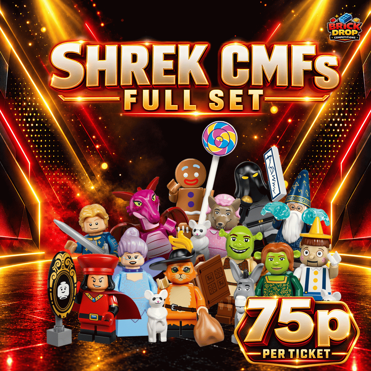 LEGO® Minifigures Shrek Series (71053) – FULL SET OF 12!