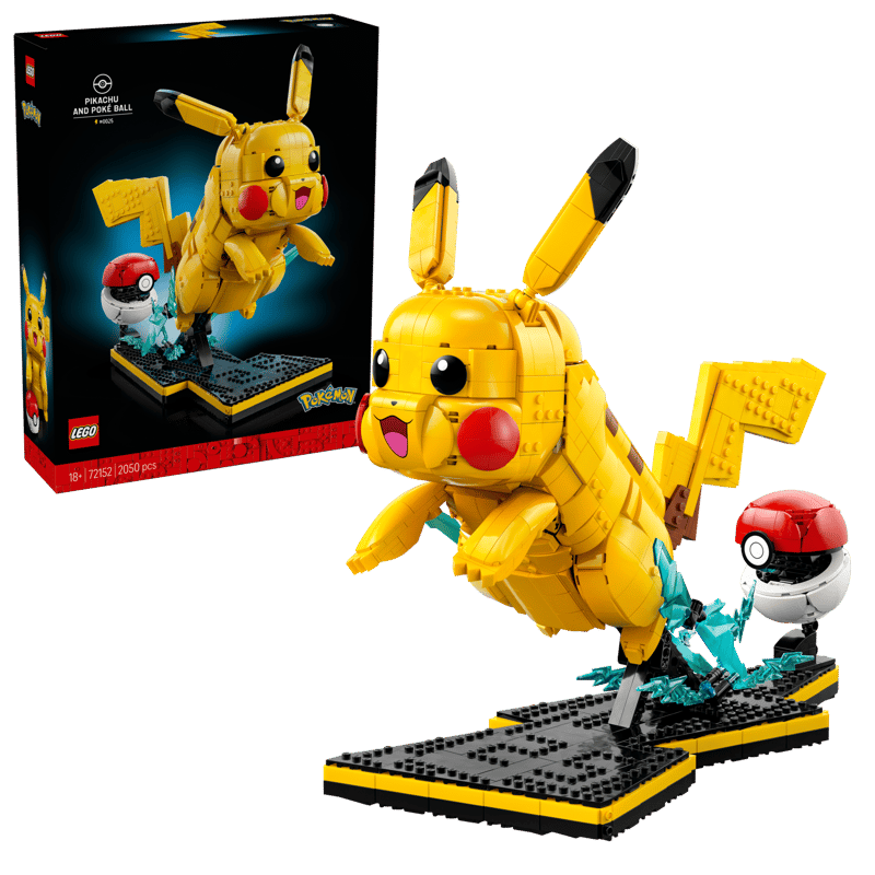 LEGO Pokémon™ Pikachu and Poké Ball (72152) image 3