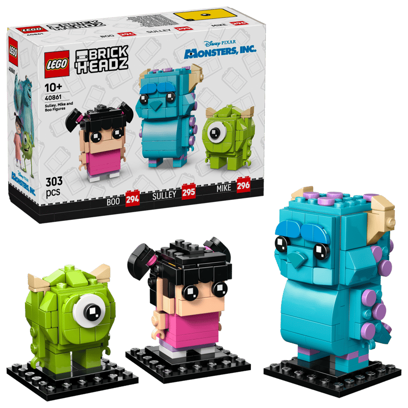 LEGO BrickHeadz™ Sulley, Mike and Boo Figures (40861) image 3