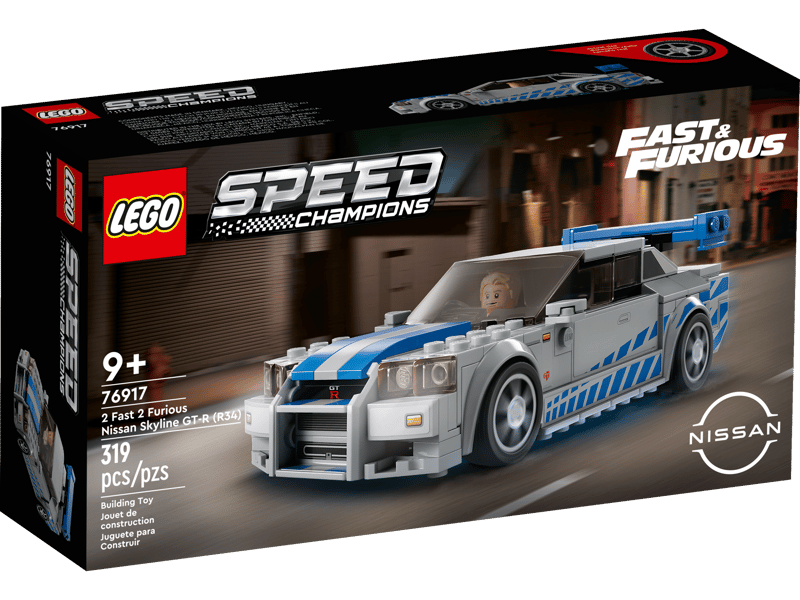 LEGO® Speed Champions 2 Fast 2 Furious Nissan Skyline GT-R (R34) (76917) image 3