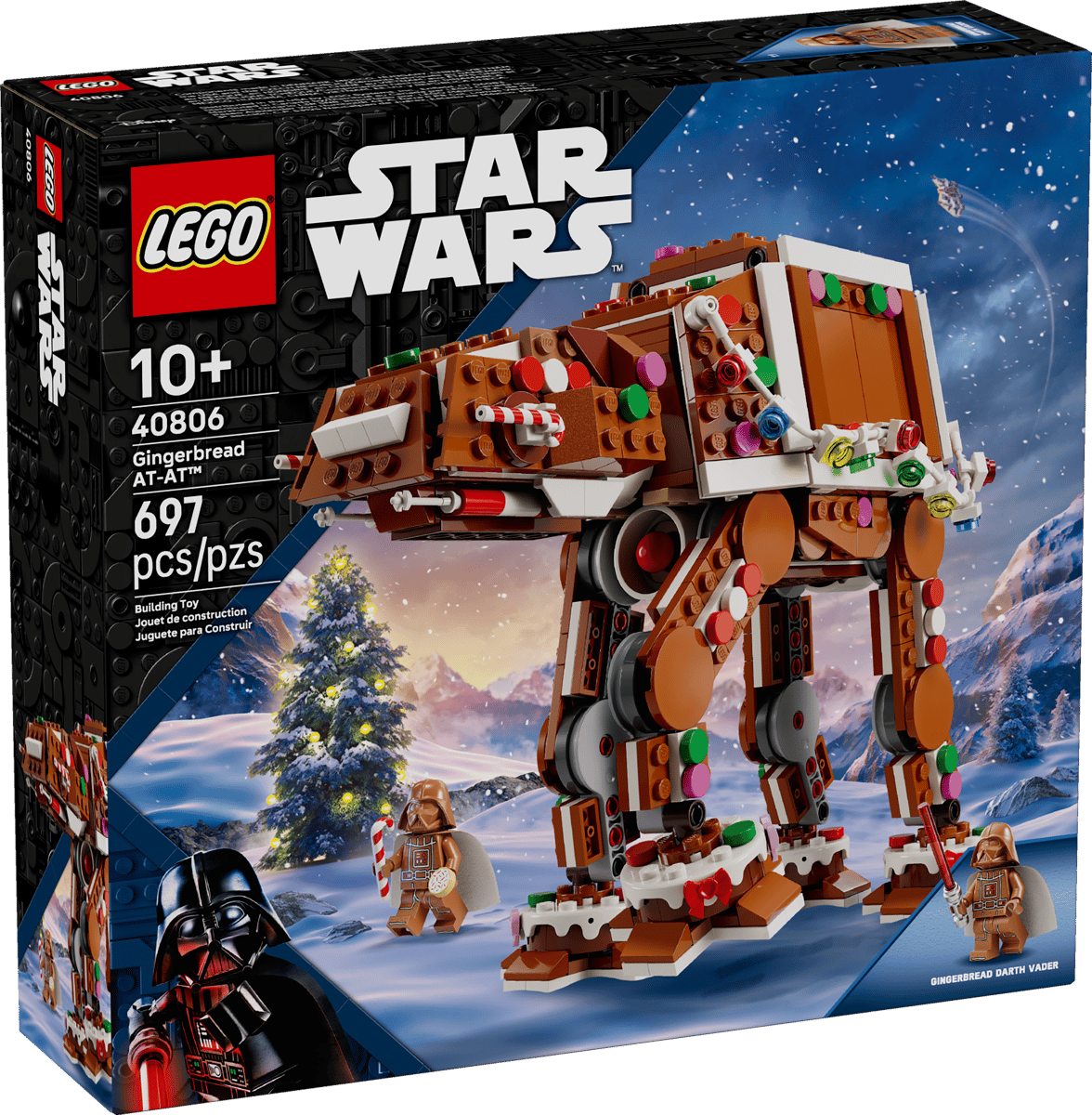 🎄 LEGO® Star Wars™ Gingerbread AT-AT™ Walker (40806) image 3