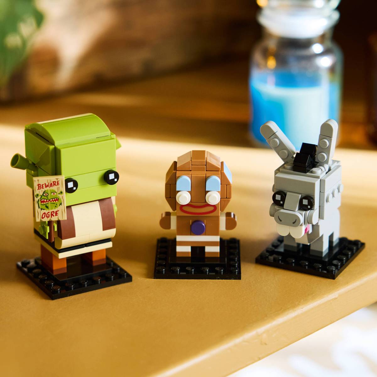  LEGO® BrickHeadz™ Shrek, Donkey & Gingy (40923) image 4