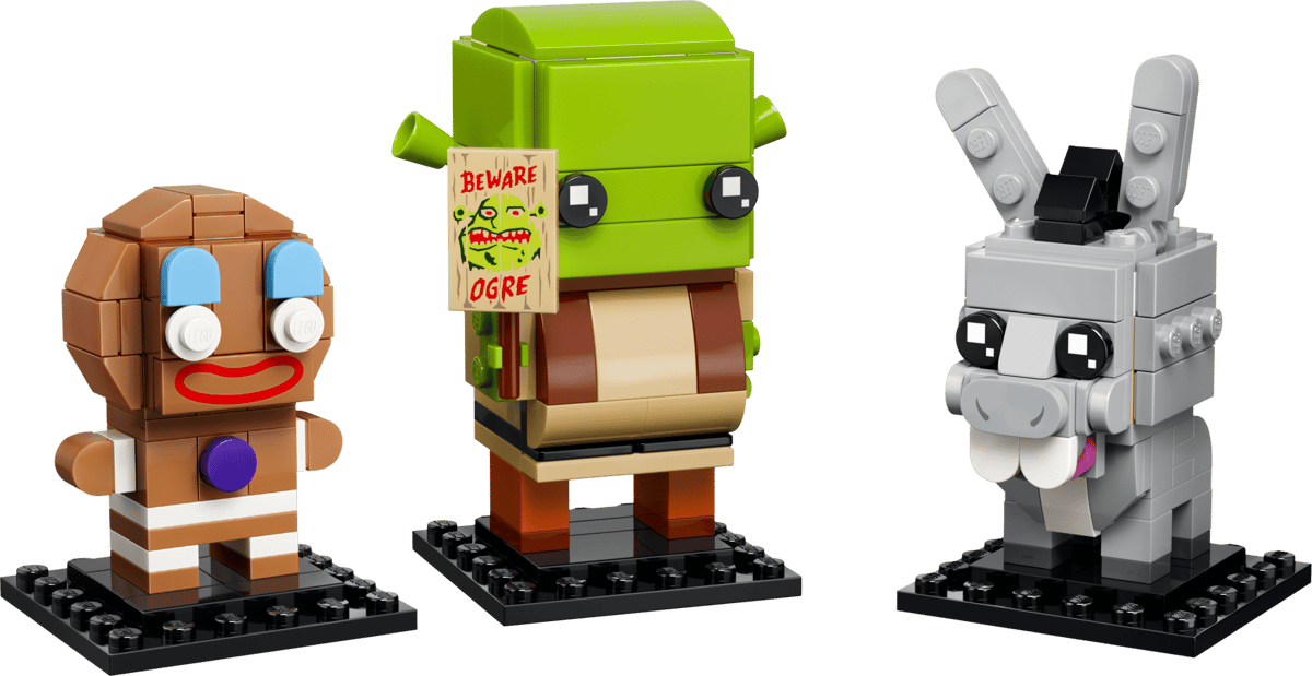 LEGO® BrickHeadz™ Shrek, Donkey & Gingy (40923) image 5