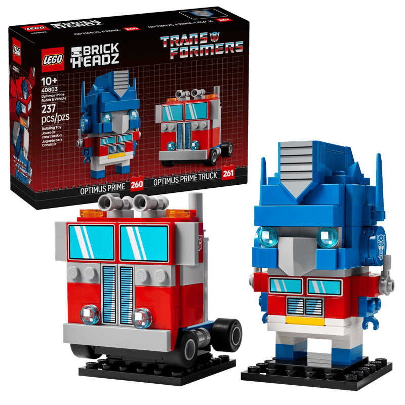  LEGO® BrickHeadz™ Optimus Prime Robot & Vehicle (40803) image 3