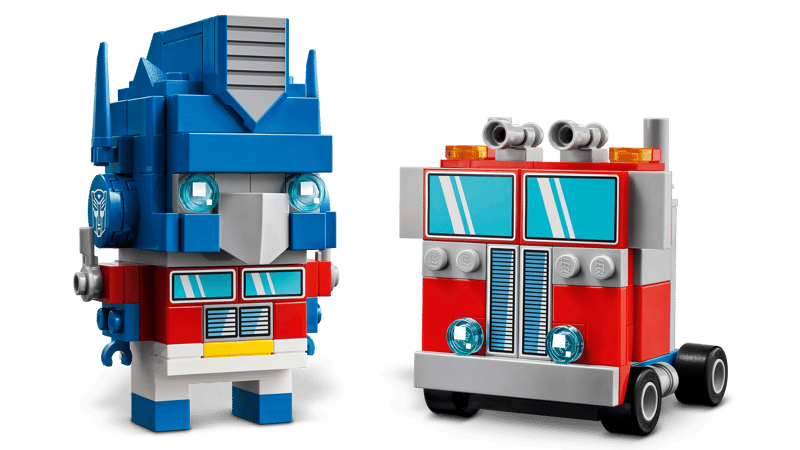  LEGO® BrickHeadz™ Optimus Prime Robot & Vehicle (40803) image 4
