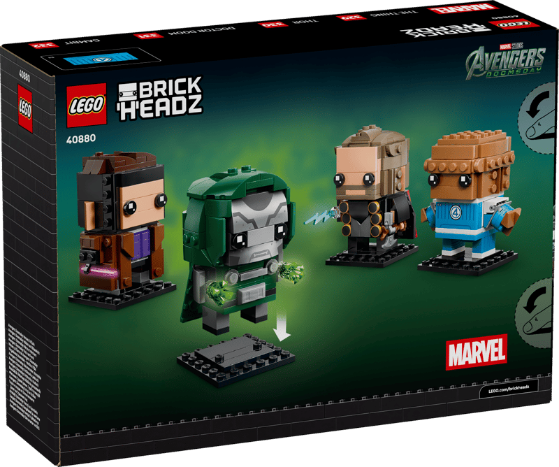 Marvel BrickHeadz™ Avengers: Doomsday Heroes & Villain (40880 image 2