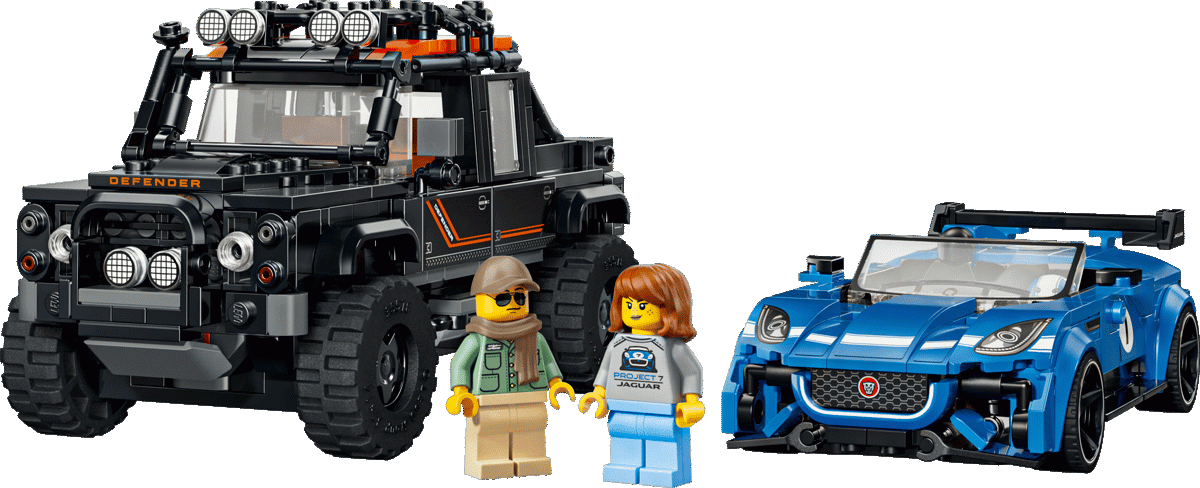 Speed Champions Jaguar Project 7 & Land Rover Defender (77264) image 3